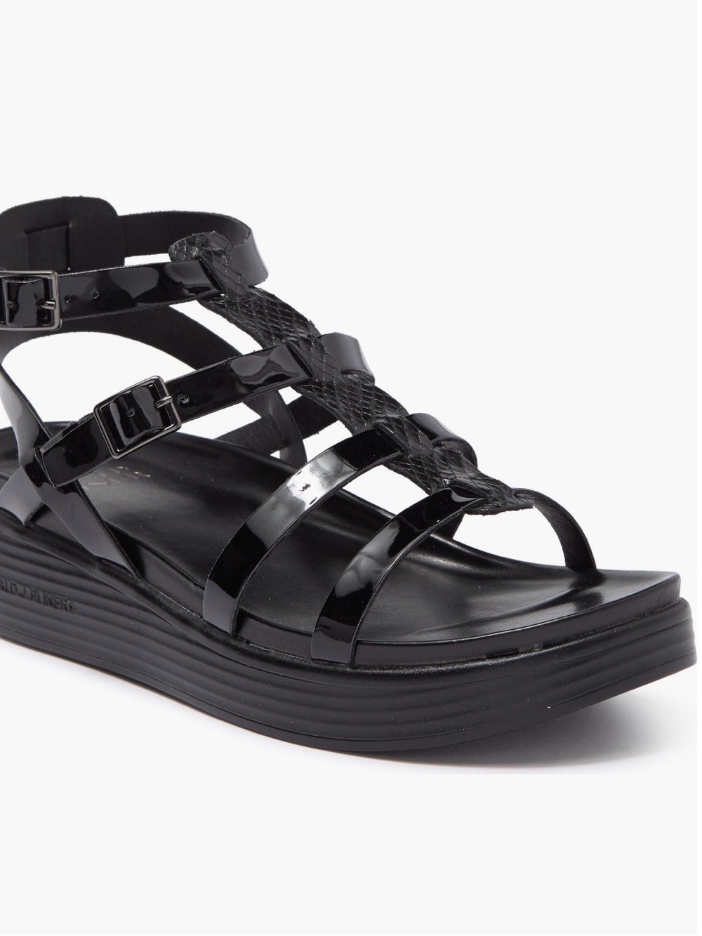 Donald Pliner Felicia Gladiator Sandal women's 9.5 black